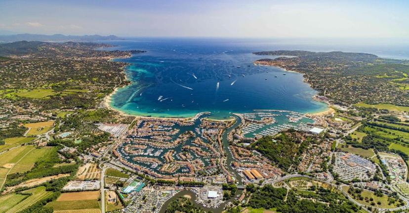 2 Bedrooms, 15 Min Walk To Beach, Ac, Pool & Fiber Internet In A Quiet, Private Gated Domain 5Kms To St Tropez Cogolin Exterior foto